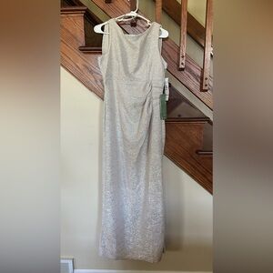 Elegant gold shimmer gown